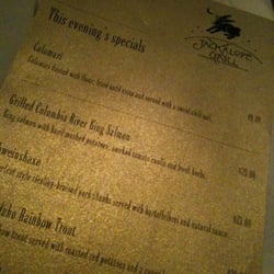 The Jackalope Grill - Calamari tonight!