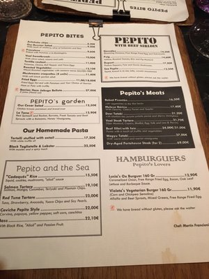 Menu photo 6 Pepito Barcelona, B Menu photo 6 Pepito Barcelona, B