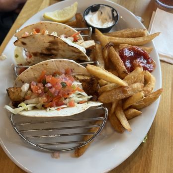 Bacchus On The Bayou - Blackened mahi tacos - American Near Me - Ocean Springs, Mississippi Bacchus On The Bayou - Blackened mahi tacos - American Near Me - Ocean Springs, Mississippi