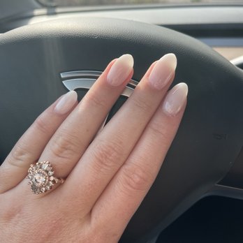 Luminous Nails and Spa - The perfect Haley Bieber nails!! - Nail Salons Near Me - Wichita, Kansas