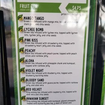 Top Up - Specialty Fruit Tea Menu - Bubble Tea Near Me - Alameda, California Top Up - Specialty Fruit Tea Menu - Bubble Tea Near Me - Alameda, California