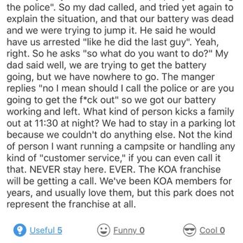 Denver West / Central City KOA - Another example of customers being treated poorly by owner - RV Parks Near Me - Central City, Colorado Denver West / Central City KOA - Another example of customers being treated poorly by owner - RV Parks Near Me - Central City, Colorado