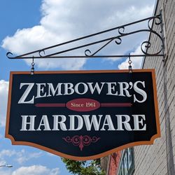 Zembower's Hardware - New signage