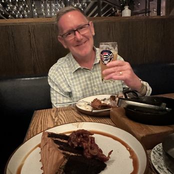 Yardbird - Chocolate cake with bacon for his 60th! - Southern Near Me - Las Vegas, Nevada
