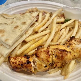 Luna Grill La Quinta - Chicken Kabob plate - Mediterranean Near Me - La Quinta, California Luna Grill La Quinta - Chicken Kabob plate - Mediterranean Near Me - La Quinta, California