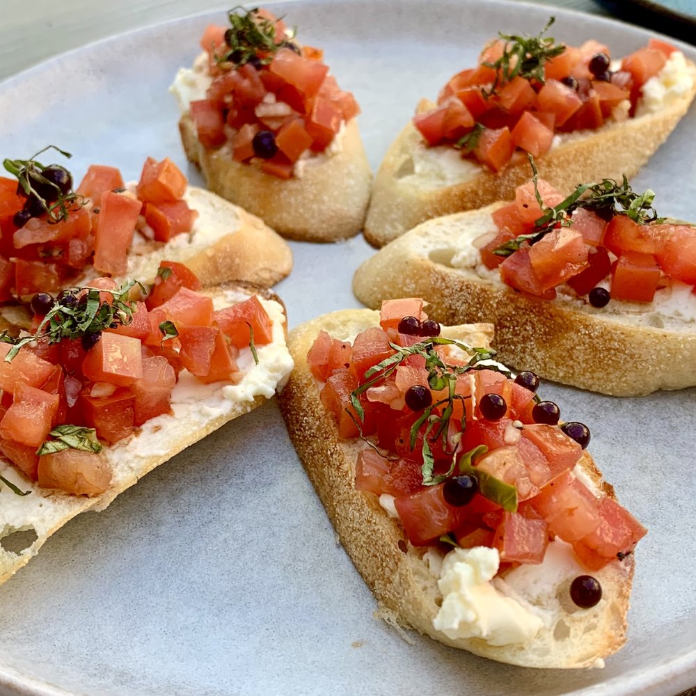 Kindred Spirits - Bruschetta appetizer - Wine Bars Near Me - Valencia, California