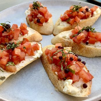 Kindred Spirits - Bruschetta appetizer - Wine Bars Near Me - Valencia, California