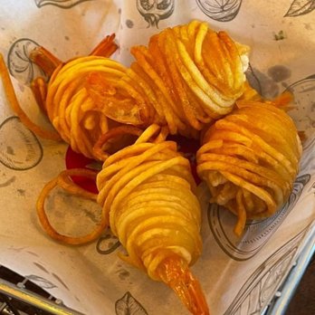 Seven Grams - Potato String Shrimp - were ok, nothing special (will not order again). - Chinese Near Me - Tustin, California Seven Grams - Potato String Shrimp - were ok, nothing special (will not order again). - Chinese Near Me - Tustin, California