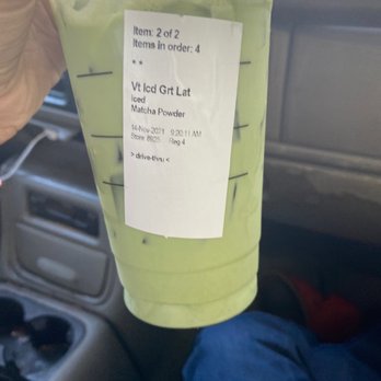 Starbucks - a hand holding a cup of green drink - Coffee & Tea Near Me - Oklahoma City, Oklahoma Starbucks - a hand holding a cup of green drink - Coffee & Tea Near Me - Oklahoma City, Oklahoma