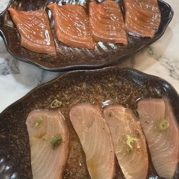 Mabu Sushi - Salmon and yellowtail carpaccio - Sushi Bars Near Me - El Monte, California