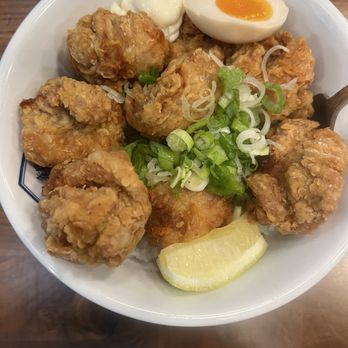 RAKKAN Ramen - Anaheim GardenWalk - Large Karaage Bowl - Ramen Near Me - Anaheim, California