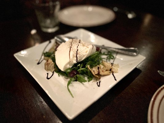 Photo of Bella Trattoria - San Francisco, CA, US. Burrata e Artichoke e Anchovy