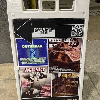 Escape The Room DC - Midtown Golden Triangle - Signage out front. - Escape Games Near Me - Washington, DC, District of Columbia