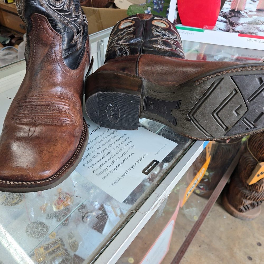 Al's Handmade Boots - After - Shoe Repair Near Me - Houston, Texas