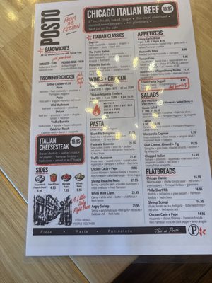Menu photo 1 Posto Pizza Celebration, FL