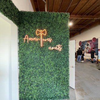 AxeVentures Axe Throwing - Dope Instagram worthy neon sign! - Axe Throwing Near Me - San Jose, California AxeVentures Axe Throwing - Dope Instagram worthy neon sign! - Axe Throwing Near Me - San Jose, California