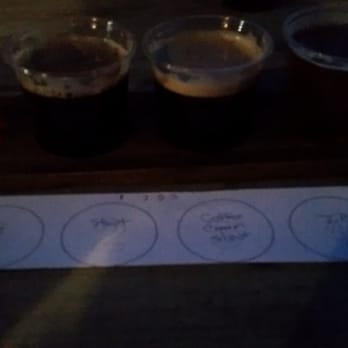 Bucks County Brewery - Flight of Hefeweizen, Dry Irish Stout, coffee cream stout on nitro, and Peregrine IPA - Breweries Near Me - Pipersville, Pennsylvania Bucks County Brewery - Flight of Hefeweizen, Dry Irish Stout, coffee cream stout on nitro, and Peregrine IPA - Breweries Near Me - Pipersville, Pennsylvania