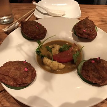 Redfarm - Crispy Duck & Crab Dumplings! How cool looking are these awesome dudes? - Dim Sum Near Me - New York, New York Redfarm - Crispy Duck & Crab Dumplings! How cool looking are these awesome dudes? - Dim Sum Near Me - New York, New York