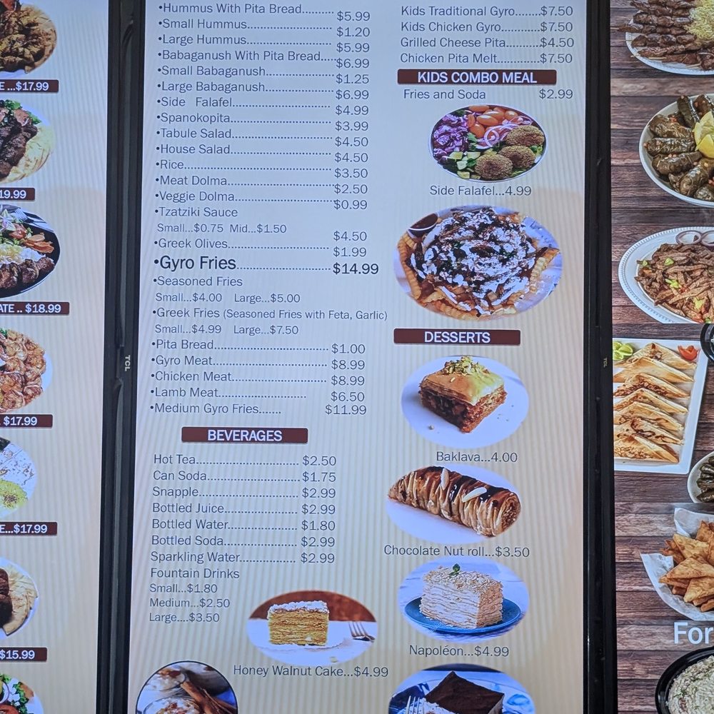 Greek Express - Menu - Mediterranean Near Me - Bellevue, Washington