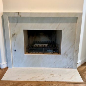 Finer Edge - marble fireplace - Countertop Installation Near Me - Lewisville, Texas