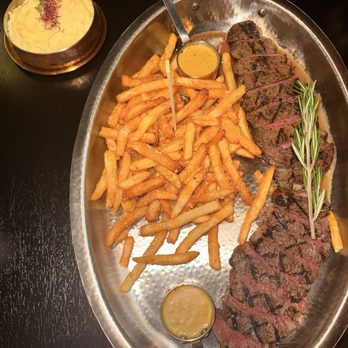 High Societe - 24 oz NY Strip Steak Frites with side of Whipped Potatoes - Seafood Near Me - Dearborn, Michigan High Societe - 24 oz NY Strip Steak Frites with side of Whipped Potatoes - Seafood Near Me - Dearborn, Michigan