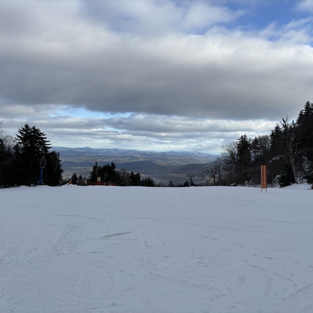 Gore Mountain - View from the top at Saddle Lodge. - Ski Resorts Near Me - North Creek, New York Gore Mountain - View from the top at Saddle Lodge. - Ski Resorts Near Me - North Creek, New York