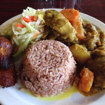 Jamaica Cabana Restaurant - Curry chicken lunch special - Caribbean Near Me - Dallas, Texas