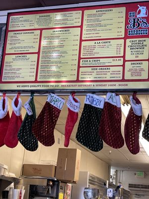Menu photo 2 Big B's Barbecue Fullerton, CA