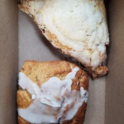 Kneads & Wants Artisan Bakery - Tart cherry scone, and Gingerbread scone