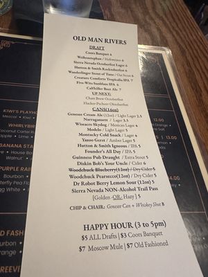 Menu photo 1 Old Man Rivers Table and Tavern Chattanooga, TN Menu photo 1 Old Man Rivers Table and Tavern Chattanooga, TN