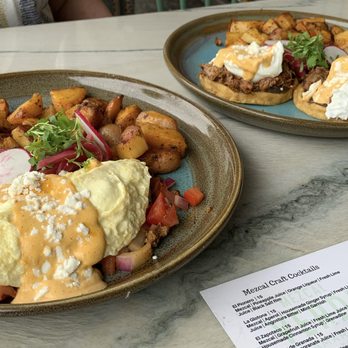 Cocina de Barrio - Encinitas - Santa Fe Omelet and The Sopes Benny- bot were super delicious! - Breakfast & Brunch Near Me - Encinitas, California
