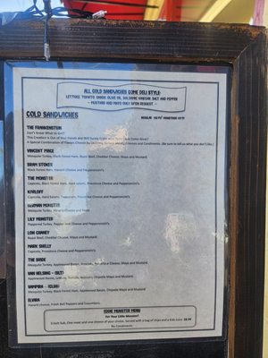 Menu photo 6 Monstros Sub Shop Yucaipa, CA Menu photo 6 Monstros Sub Shop Yucaipa, CA