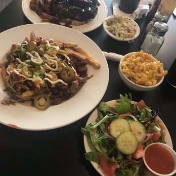 Dialo's Cafe - "Boss Hog" Fries Ribs-Half Slab Rib Tip Dinner and sides - Soul Food Near Me - Benton Harbor, Michigan