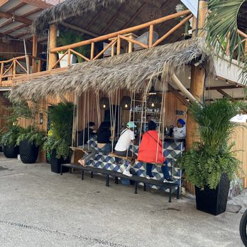 La Langosta Loca - outdoor swing bar - Seafood Near Me - Puerto Vallarta, JAL