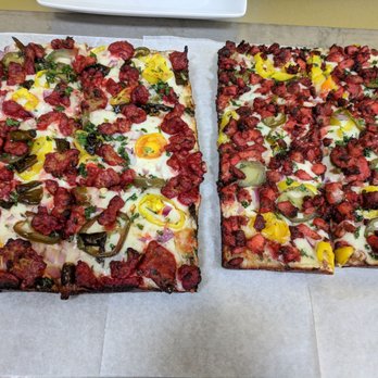 Rice n' Pie - Chicken 65 and Sausage Chili Pizza - Pizza Near Me - Berkeley Lake, Georgia Rice n' Pie - Chicken 65 and Sausage Chili Pizza - Pizza Near Me - Berkeley Lake, Georgia