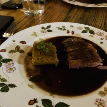Ariete - 14 day dry aged duck breast, pistachio dukkah
roasted calabaza duck tamal - New American Near Me - Miami, Florida Ariete - 14 day dry aged duck breast, pistachio dukkah
roasted calabaza duck tamal - New American Near Me - Miami, Florida