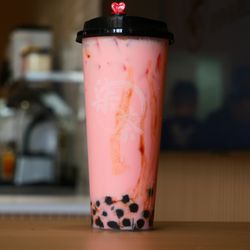 Seven Bubble Tea - Strawberry Milk Tea