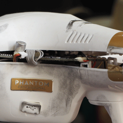 The Drone Co - This is the "Before" photo that the Drone Company uses to show a drone before they repaired it.