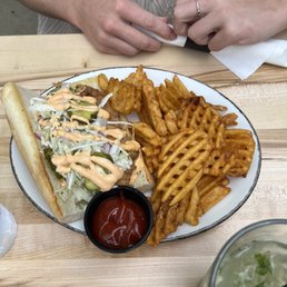 Fried chicken sandwich
