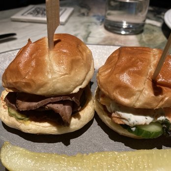 Public House - Beef and salmon sliders - Cocktail Bars Near Me - Ferndale, Michigan