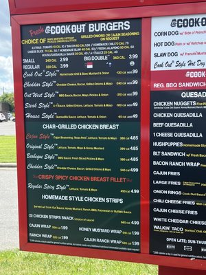 Menu photo 3 Cook Out Charlotte, NC Menu photo 3 Cook Out Charlotte, NC