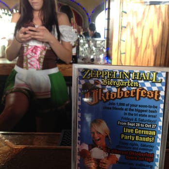Zeppelin Hall - She may have been texting here but she was a good bartender (besides just looking hot in the lederhosen) - American Near Me - Jersey City, New Jersey Zeppelin Hall - She may have been texting here but she was a good bartender (besides just looking hot in the lederhosen) - American Near Me - Jersey City, New Jersey