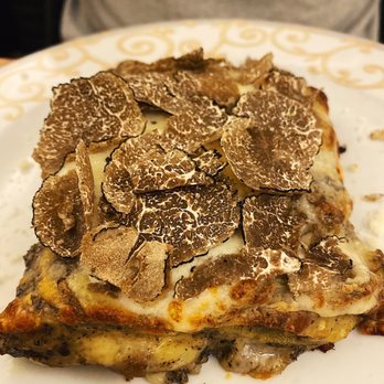 Osteria Barberini - Black truffle lasagna - Seafood Near Me - Rome, RM Osteria Barberini - Black truffle lasagna - Seafood Near Me - Rome, RM
