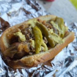 Frag Style beef hotdog