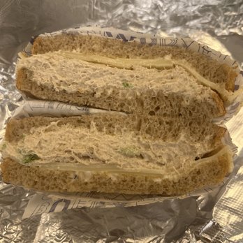 Lenwich - Tuna Dijon.. they forget everything - no lettuce no tomato no onions, wrong bread... how do I get a refund on this? Def NOT worth $13.49 - Sandwiches Near Me - New York, New York