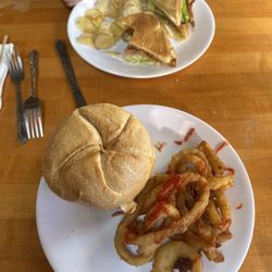 Country Tavern Cafe - My son had the BLT with mayo and I had the classic. BAB with American cheese. Nice.