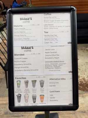 Menu photo 1 Beanie's Coffee Reno, NV Menu photo 1 Beanie's Coffee Reno, NV