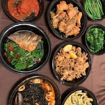 Mangia Bene - Single meatball, broccoli rabe, wings, calamari, string beans, casarecce, linguini di mare. Get the Casarecce!! - Italian Near Me - Rockville Centre, New York Mangia Bene - Single meatball, broccoli rabe, wings, calamari, string beans, casarecce, linguini di mare. Get the Casarecce!! - Italian Near Me - Rockville Centre, New York
