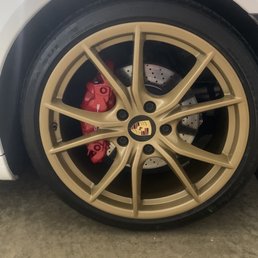 Rim color and coating and caliper painting/refinishing. Rim color and coating and caliper painting/refinishing.