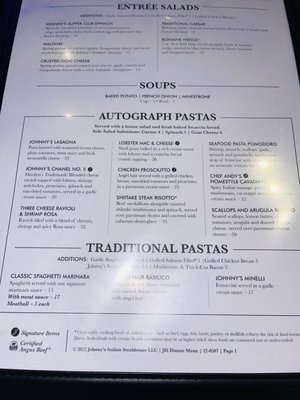 Menu photo 5 Johnny's Italian Steakhouse Olathe, KS Menu photo 5 Johnny's Italian Steakhouse Olathe, KS